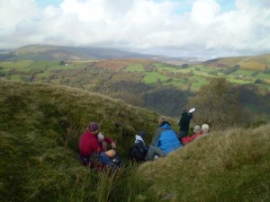 Walking in the Black mountains Walking in the Black mountains