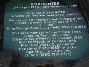 Foxhunter Grave on Blorenge Mountain South Wales Foxhunter Grave on Blorenge Mountain South Wales