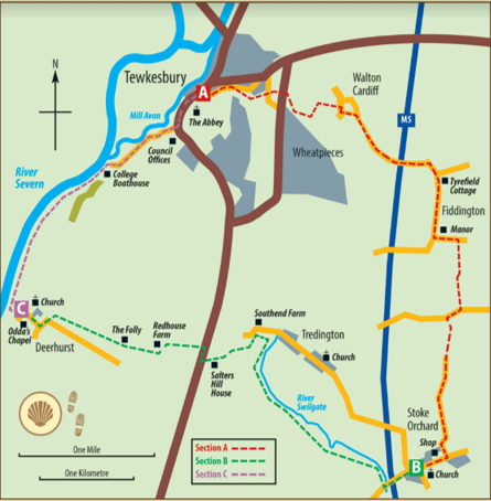 A Pilgrimage Walk from Tewkesbury Abbey